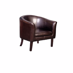 PUB TUB CHAIR CHOCOLATE BROWN 6017A