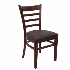 LEATHER RESTAURANT DINING CHAIRS WALNUT 0069