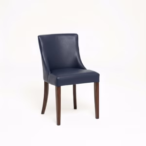 LEATHER RESTAURANT DINING CHAIRS 1933 NAVY BLUE