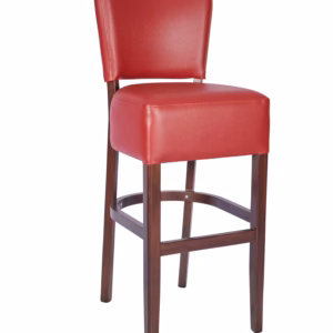 Restaurant Chair Leather Bar Stool Red 1971