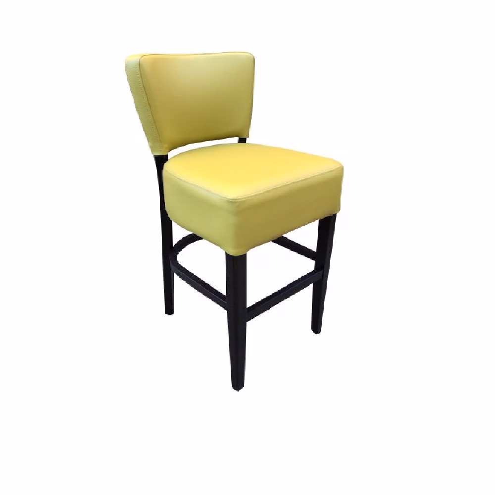 LEATHER PUB BAR STOOL REED 1971