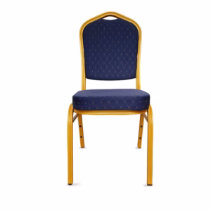 BANQUETING CHAIRS STEEL FRAME BLUE / GOLD 2525