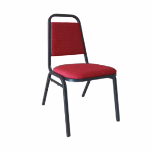BANQUETING CHAIR STEEL FRAME 2525 RED