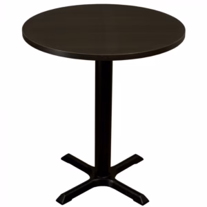 RESTAURANT DINING TABLE DARK WALNUT ROUND 3522