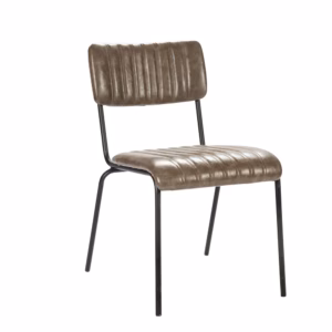 LEATHER RESTAURANT DINING CHAIR 7699 VINTAGE GREY