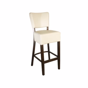 PUB LEATHER BAR STOOL CREAM 1971