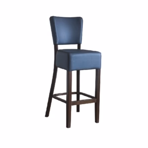 PUB LEATHER BAR STOOL GREY 1971